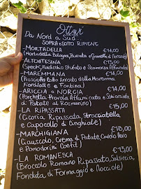 Menu du Ottavi dal 1921 à Rome
