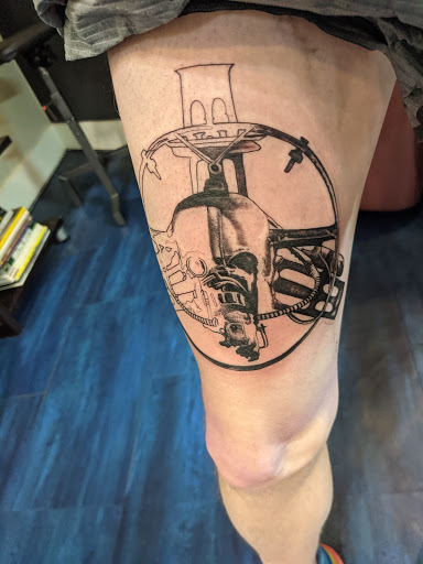 Explore background tattoo ideas sleeve, creative tattoo ideas in Kansas City, available at Stormy Tattoo