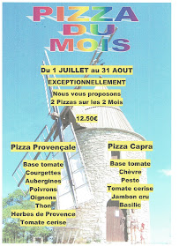 PIZZERIA SNACK DU MOULIN à Rieupeyroux menu