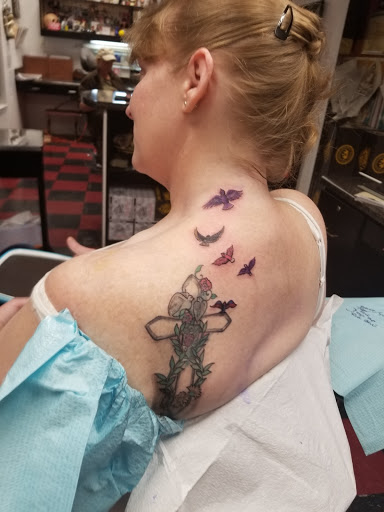 Explore initial finger tattoo ideas, creative tattoo ideas in Fort Smith, available at Southtown Tattoo & Body Piercing Studio