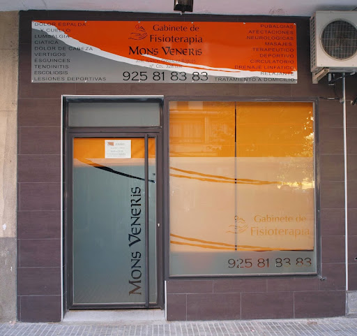 Gabinete de fisioterapia Mons Veneris en Talavera de la Reina