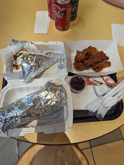 Four guys fried chicken and gyro.