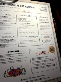 Las dos Manos by Chef Kiko à Lisbon menu