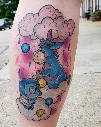 Explore 90s cartoon tattoo ideas, creative tattoo ideas in Amherst, available at Apothecary Tattoo