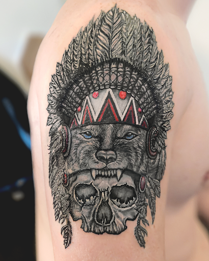 Explore family chest tattoo ideas, creative tattoo ideas in Charlotte, available at Olive Branch Tattoo Studio