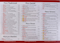 Menu / carte de Pizzeria Palazzolo à Sona