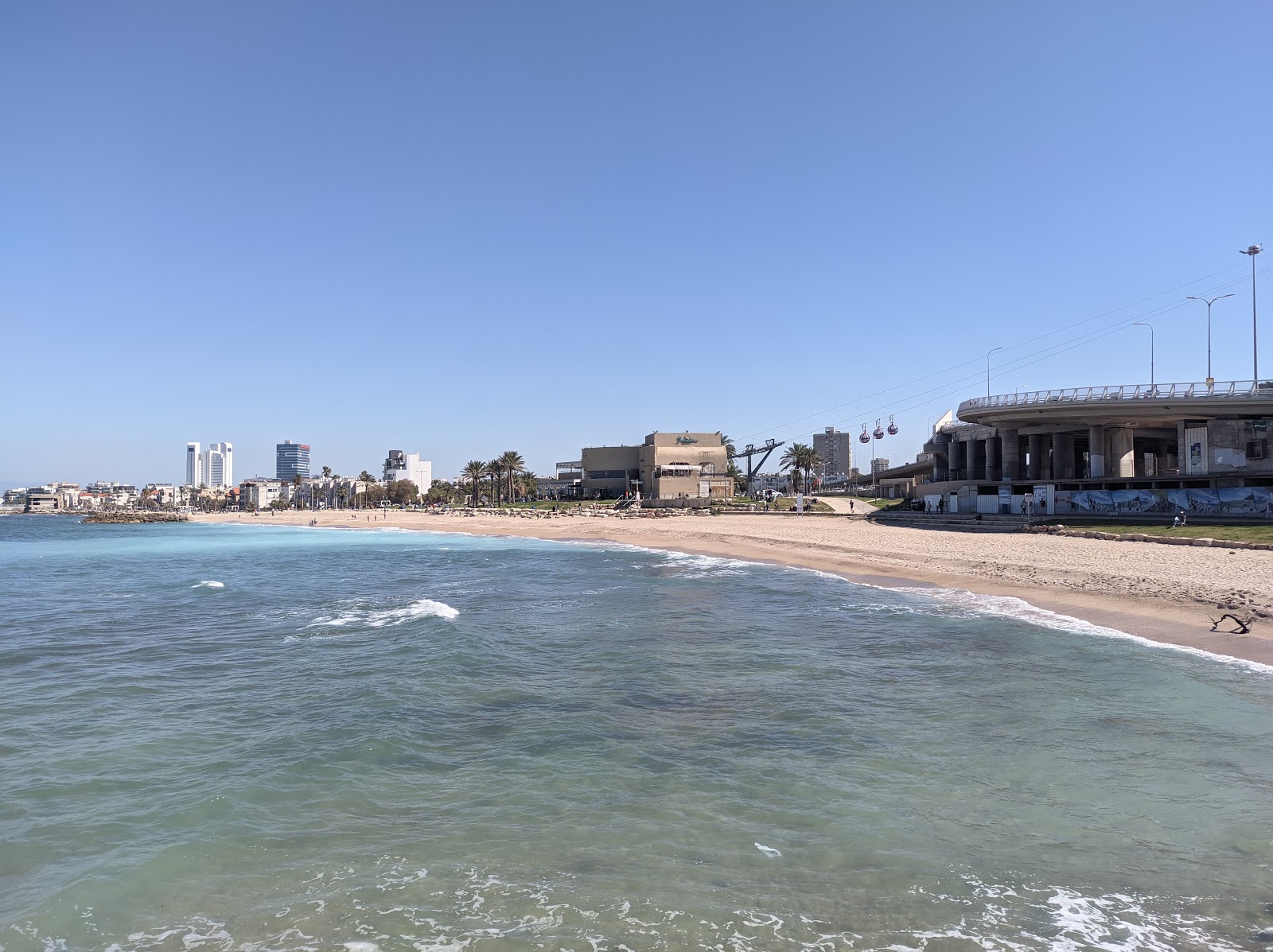 Photo of Bat Galim beach with very clean level of cleanliness
