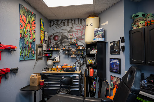 Explore iron tattoo ideas, creative tattoo ideas in Denver, available at Disruptive Ink Tattoos