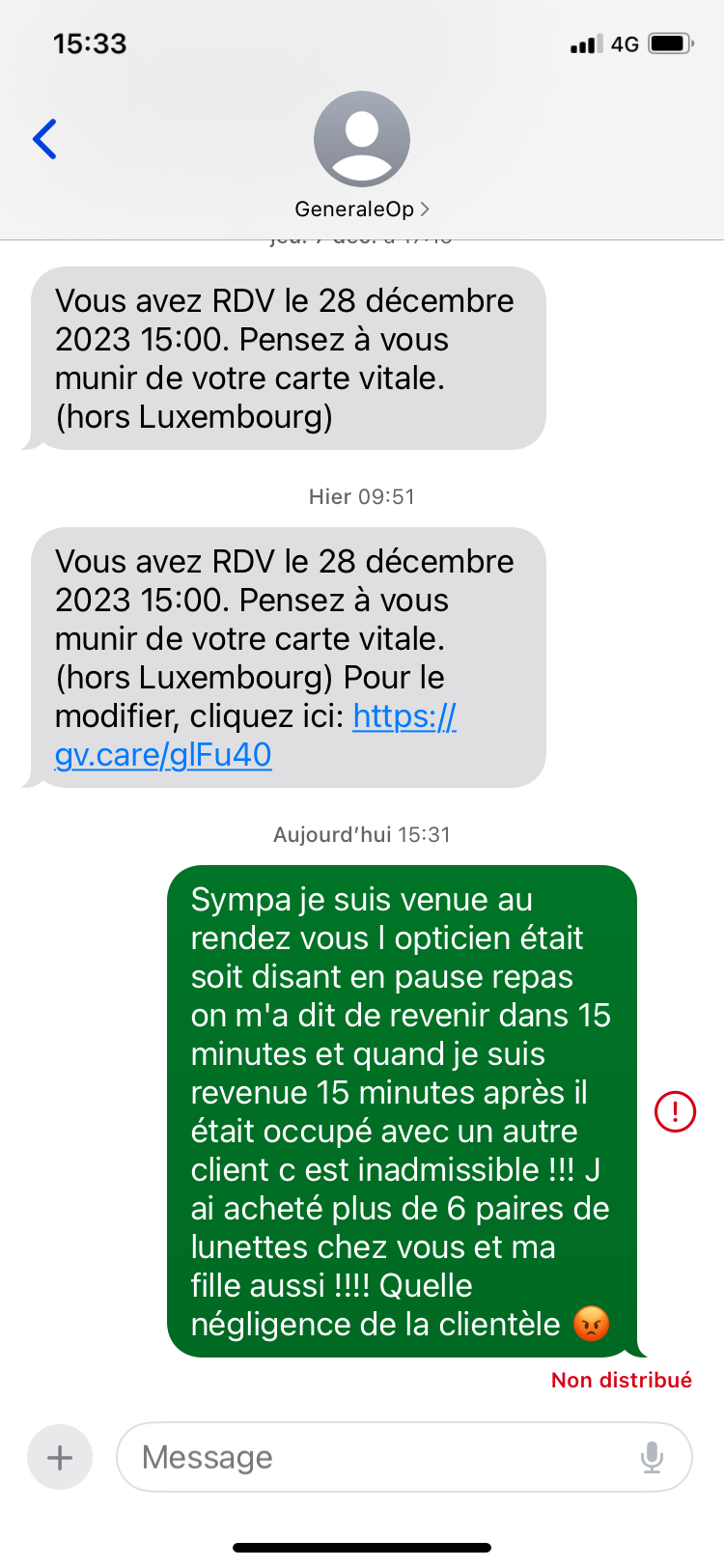 Photo n° 1 de l'avis de Marie.e fait le 28/12/2023 à 14:34