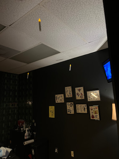 Explore men's skull tattoo ideas, creative tattoo ideas in Pinellas Park, available at Dark Mark Ink Piercing & Tattoo Studio