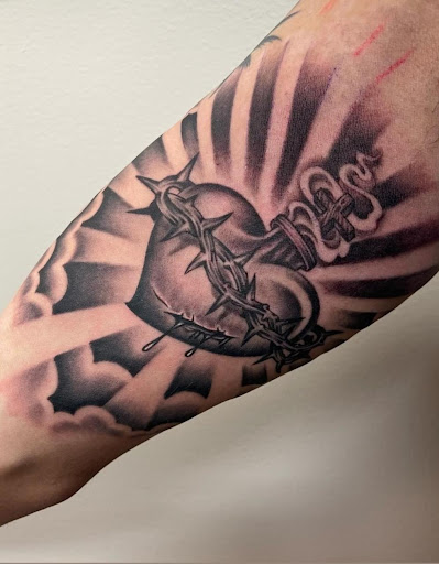 Explore lioness tattoo ideas, creative tattoo ideas in Kenosha, available at Kenosha Tattoo Company