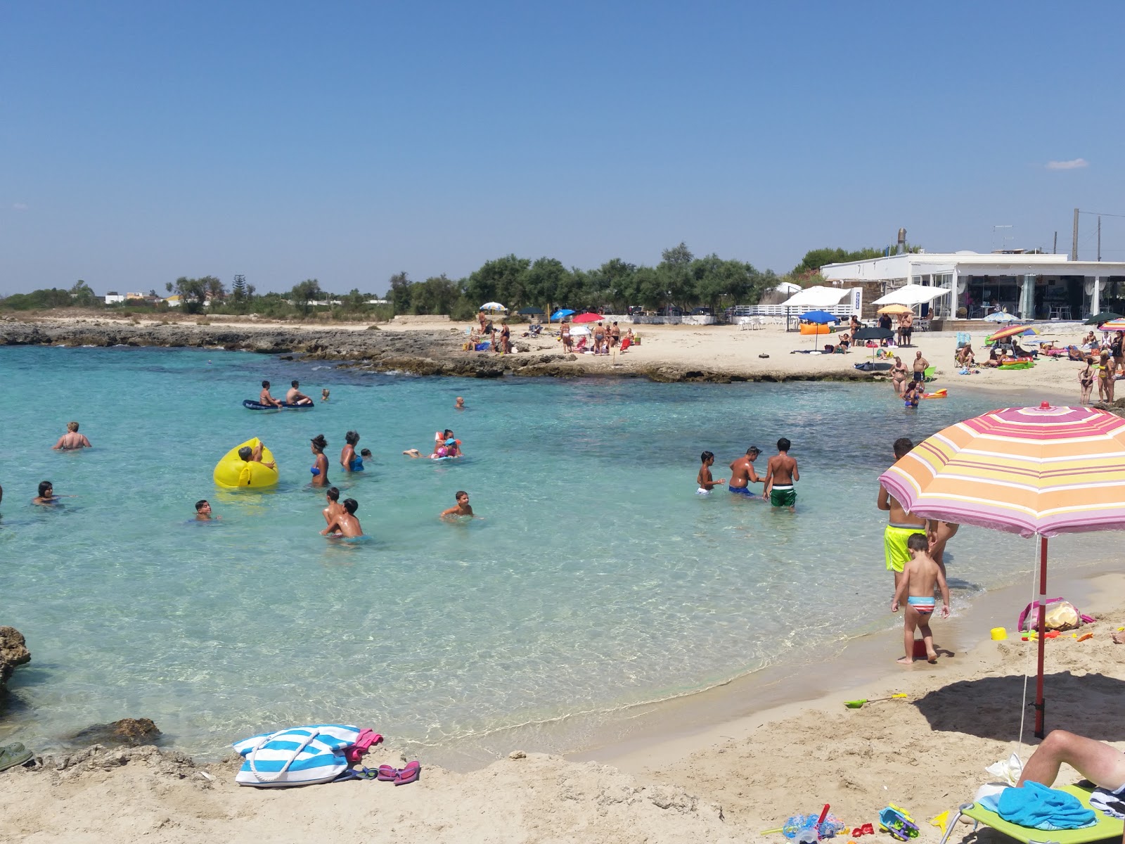 Foto di Spiaggia del Frascone II con una superficie del sabbia luminosa