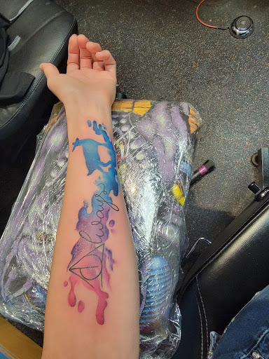 Explore arm sleeve tattoo ideas male, creative tattoo ideas in Saint Louis, available at Iron Age Studios