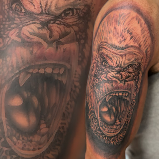 Explore rocky mountain tattoo ideas, creative tattoo ideas in Milwaukee, available at West Allis Tattoo & Gallery Tattoo Shop Milwaukee