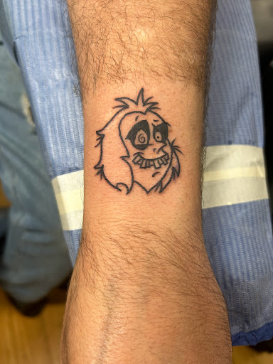 Explore monster tattoo ideas, creative tattoo ideas in Cedar Falls, available at Tales Untold Tattoos