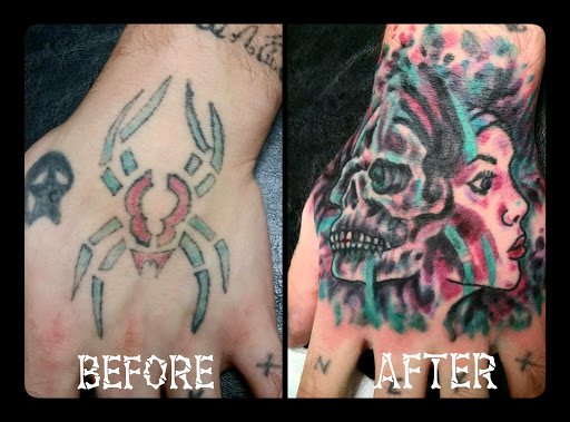 Explore leg tattoo placement ideas, creative tattoo ideas in Erie, available at EliKingInk