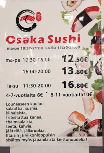 Osaka Sushi koivuhaka
