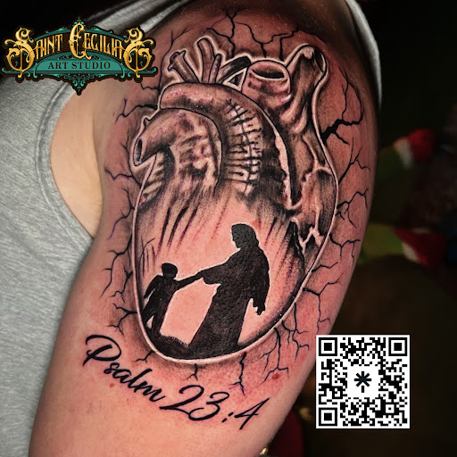 Explore guatemalan tattoo ideas, creative tattoo ideas in Roanoke, available at Saint Cecilias Art Studio