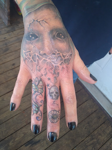 Explore fishing lure tattoo ideas, creative tattoo ideas in Roanoke, available at RailYard INK
