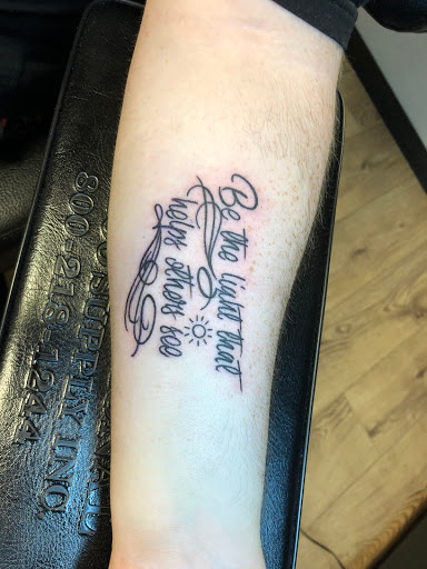 Explore book lovers tattoo ideas, creative tattoo ideas in Jefferson, available at Slammin Ink Tattoo