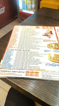 Menu / carte de Pizza Pronto à Nemours