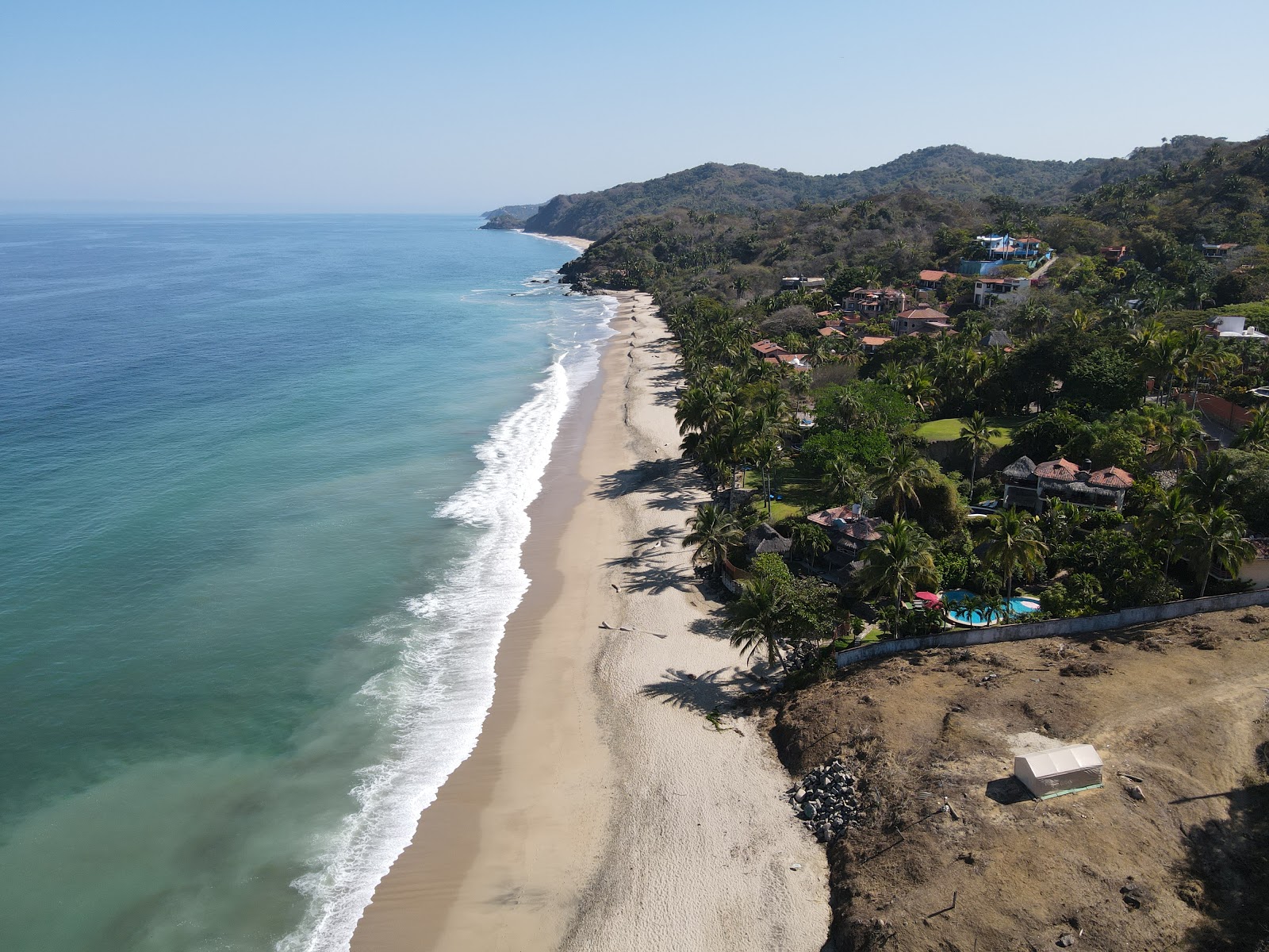 Sayulita beach的照片 具有非常干净级别的清洁度