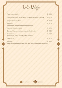 Loffredo à Rome menu