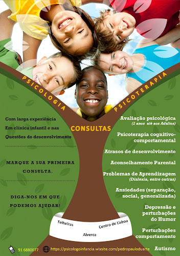 Dr. Pedro Paulo Duarte - Psicólogo Infantil (Psicologia e Psicoterapia da Criança, Adolescentes e Jovens) - Vila Franca de Xira