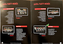 Carte du KAVI Sushi Bar à Weinheim