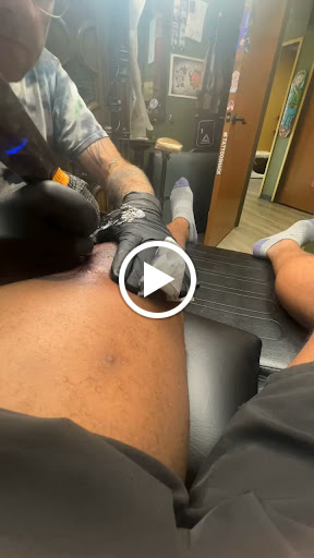 Explore t rex tattoo ideas, creative tattoo ideas in Dallas, available at Change of Tides Tattoo