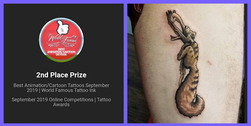 Explore biblical hellscape sleeve tattoo ideas, creative tattoo ideas in Stayton, available at Sink-Ink