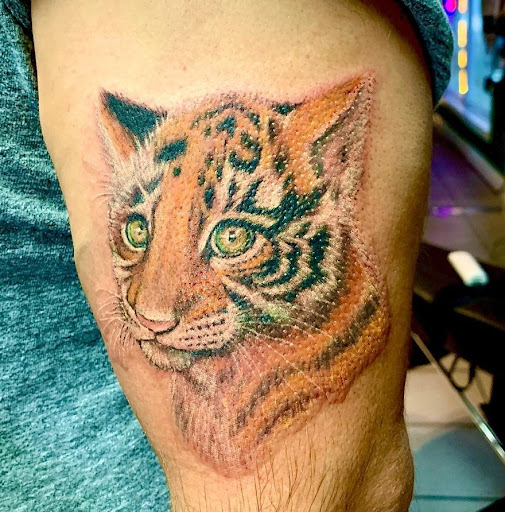 Explore phoenix tattoo ideas for men, creative tattoo ideas in Brandon, available at Pinup Tattoo Studio