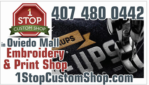 Print Shop «1 Stop Custom Shop», reviews and photos, 1455 Oviedo Mall Boulevard, Oviedo, FL 32765, USA