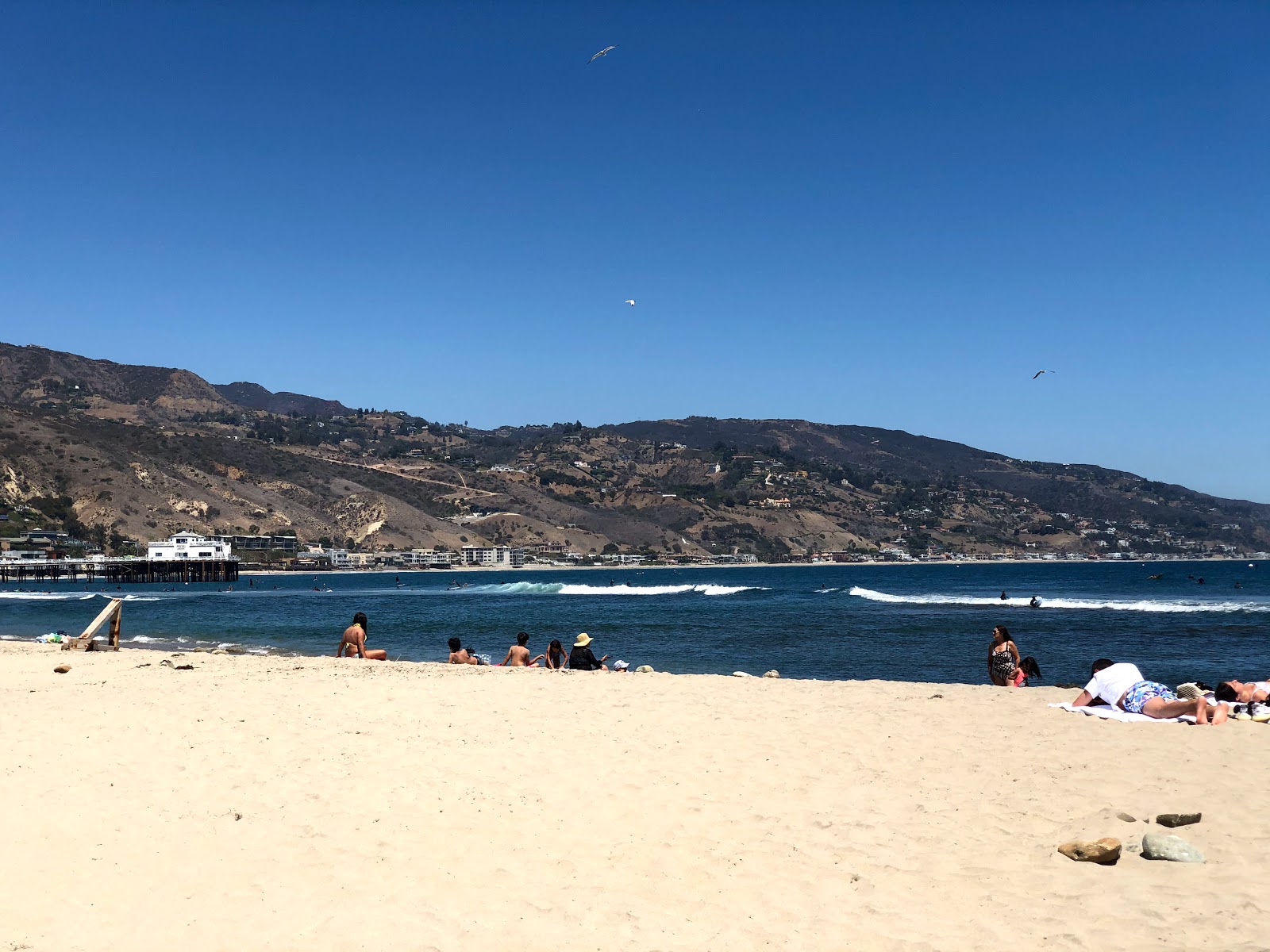 Fotografie cu Malibu Lagoon Beach cu drept și lung