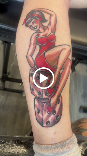 Explore ladies neck tattoo ideas, creative tattoo ideas in Dekalb, available at Proton Tattoo