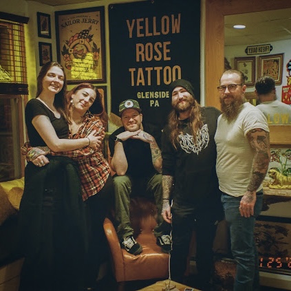 Explore mushroom tattoo ideas, creative tattoo ideas in Glenside, available at Yellow Rose Tattoo