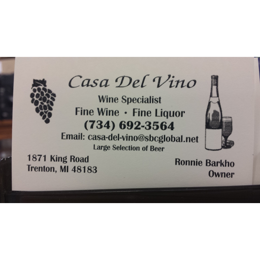 Wine Store «Casa Del Vino - Fine Wine», reviews and photos, 1871 King Rd, Trenton, MI 48183, USA