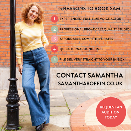 Comments and reviews of Samantha Boffin | Female Voice Actor with Professional Studio