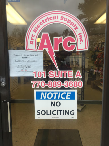 Electrical Supply Store «Arc Electrical Supply Inc», reviews and photos, 101 Industrial Park Dr, Cumming, GA 30040, USA