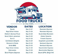 Carte du Caribbean Delights (UK) à Ramstein-Miesenbach