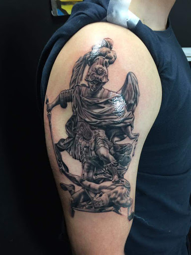 Explore thumb print tattoo ideas, creative tattoo ideas in San Antonio, available at Firme Copias Tattoo Studio