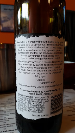 Wine Bar «Naked Winery McMinnville Tasting Room», reviews and photos, 211 NE 3rd St, McMinnville, OR 97128, USA