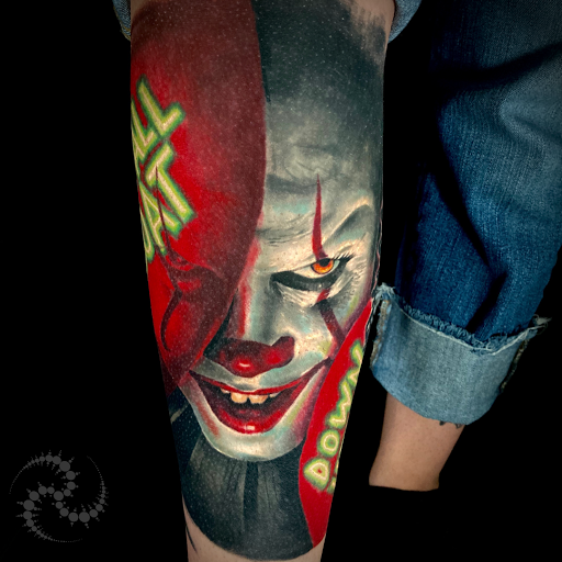 Explore sun moon star tattoo ideas, creative tattoo ideas in Corona, available at Crop Circles Tattoo Studio