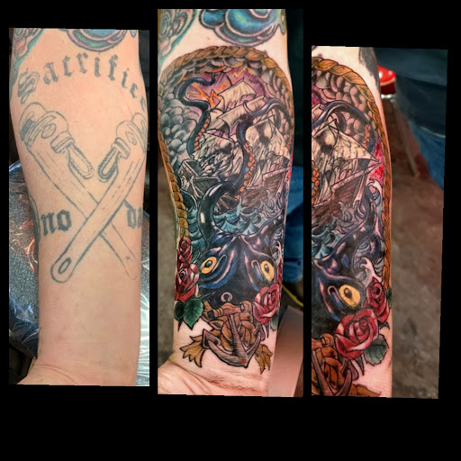 Explore tattoo ideas fairy, creative tattoo ideas in Toledo, available at Cross Over Tattoo Studio