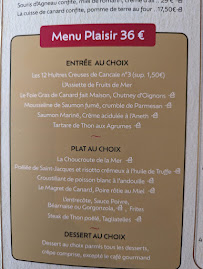 Restaurant Chez Victor à Cancale - menu / carte