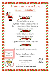 Carte du Ristorante Pizzeria Nuovi Sapori à Sommariva Perno