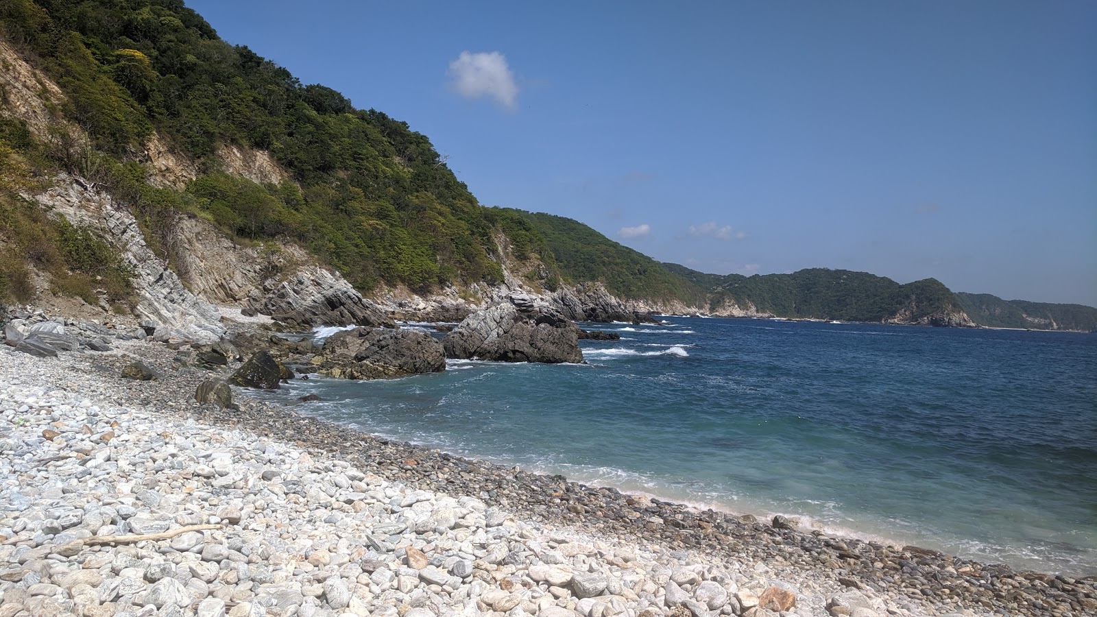 Foto von Tijera beach mit kleine bucht