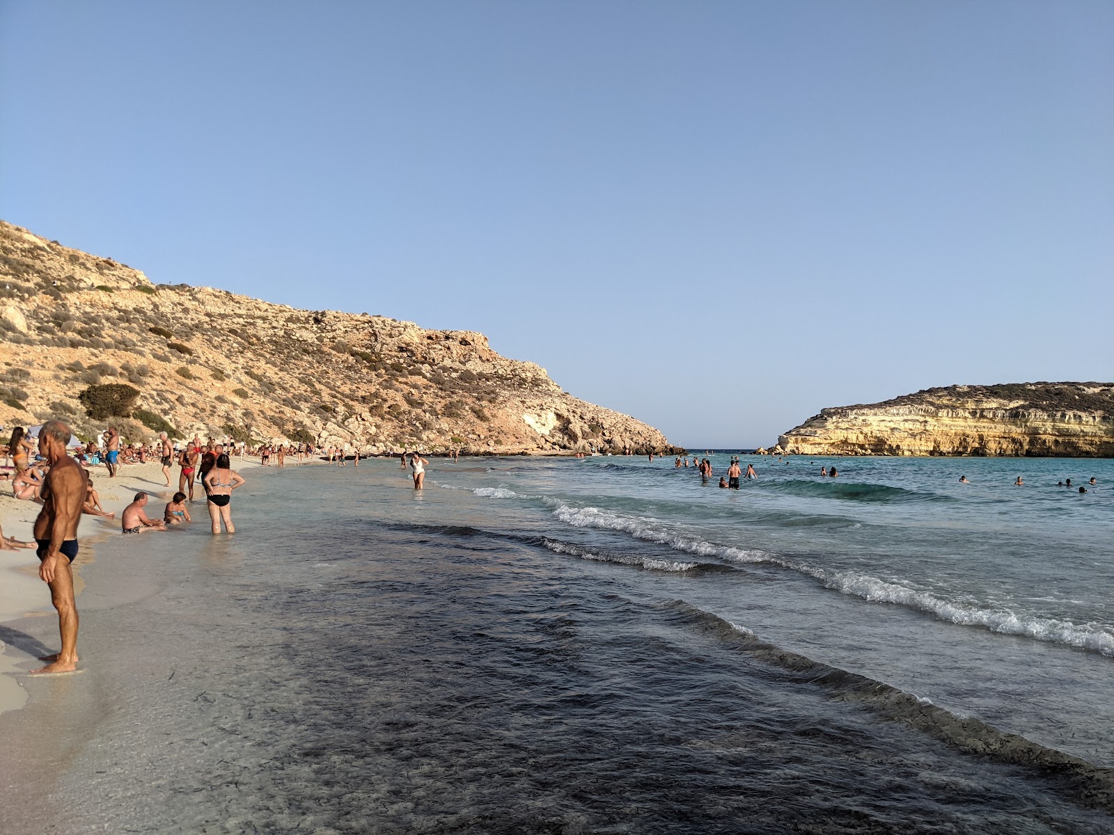 Photo of Dei Conigli Beach surrounded by mountains