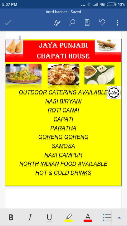 Jaya punjabi chapati house