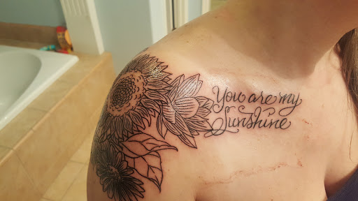 Explore christian tattoo ideas, creative tattoo ideas in Fair Oaks, available at Honeymoon Tattoo